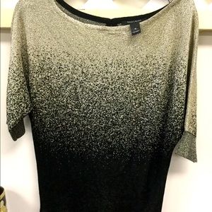 Gold and black sweater